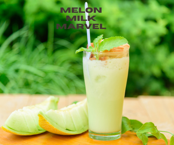 Melon Milk Marvel: A Refreshing Twist on Dairy Delight