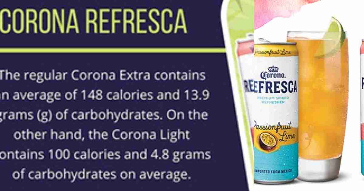 corona refresca nutrition