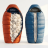 down sleeping bags vs synthetic image