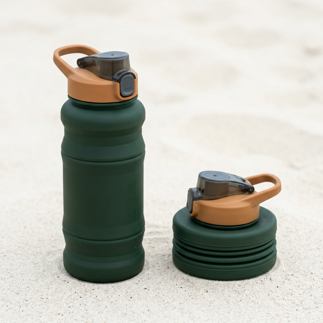 PureDrop Collapsible Water Filter Bottle for camping